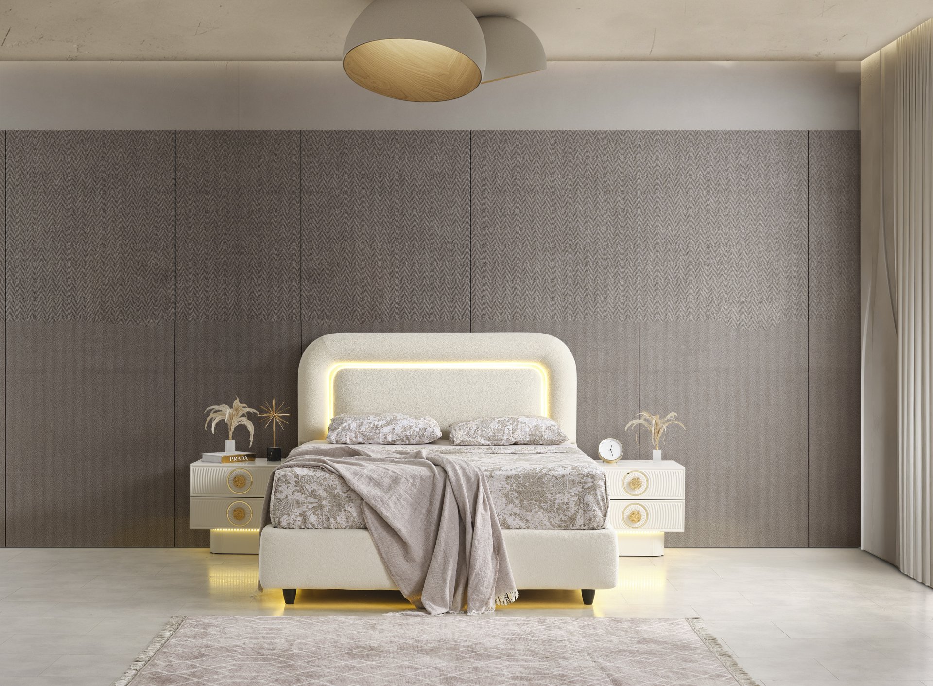 Gusta Yatak Odası + Yatak Baza Dahil