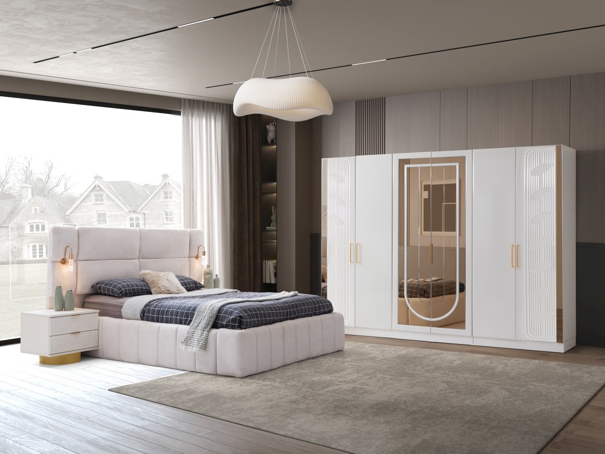 Galaxy Yatak Odası + Yatak Baza Dahil