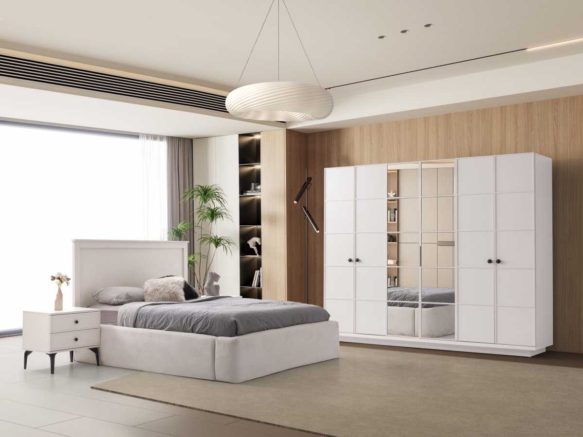 Piano Yatak Odası + Yatak Baza Dahil