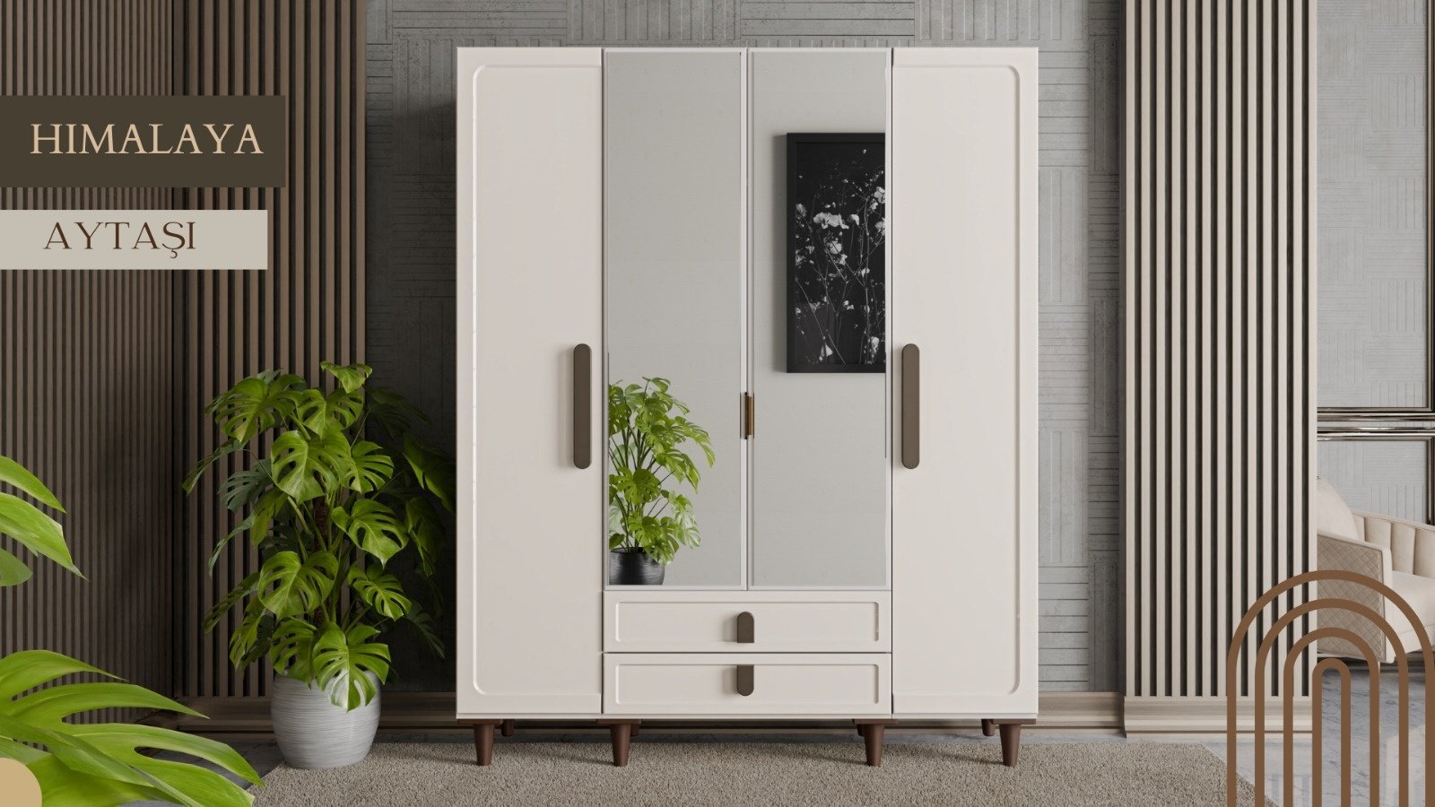 Himalaya 4 Kapaklı Dolap