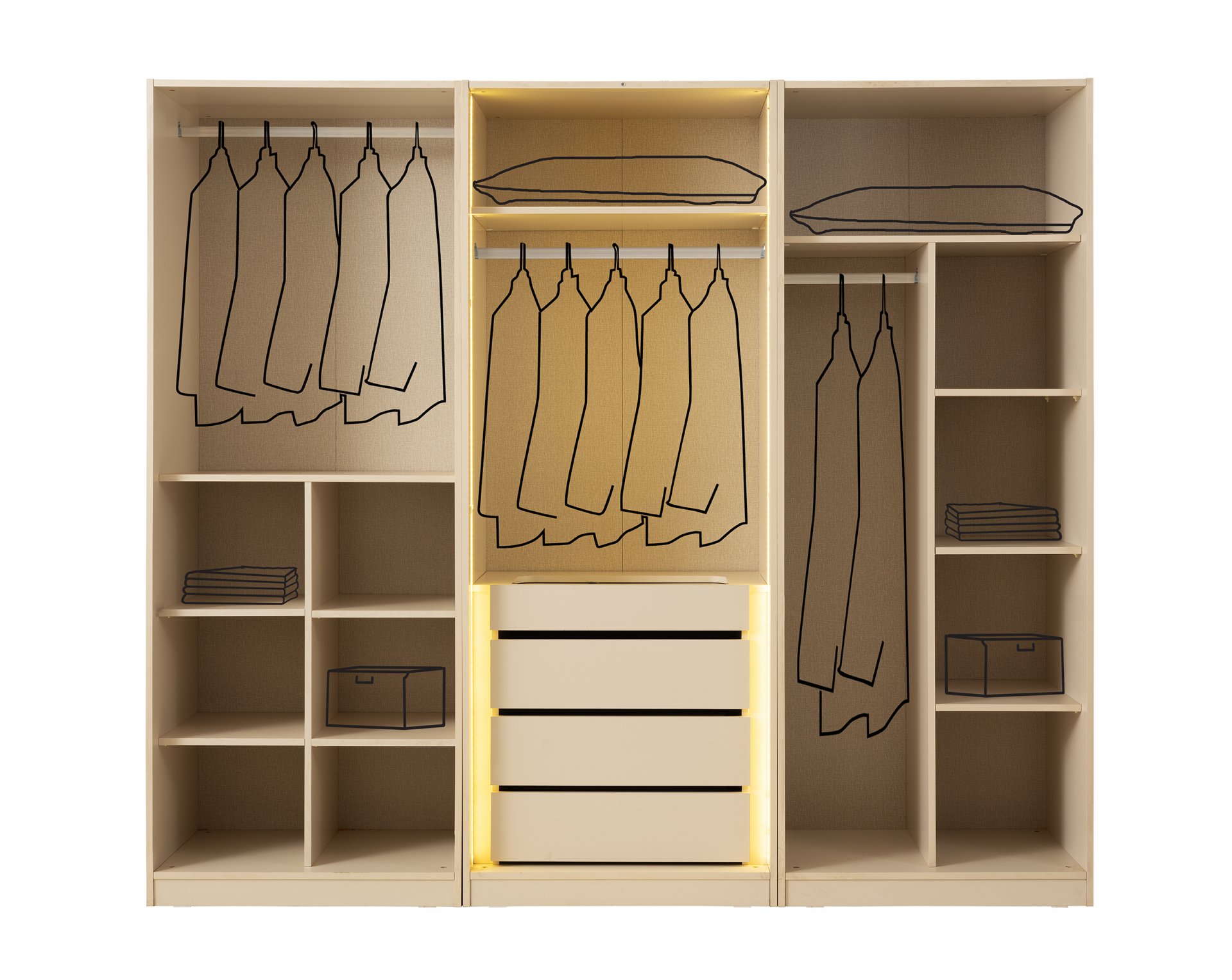 Vega Yatak Odası + Yatak Baza Dahil