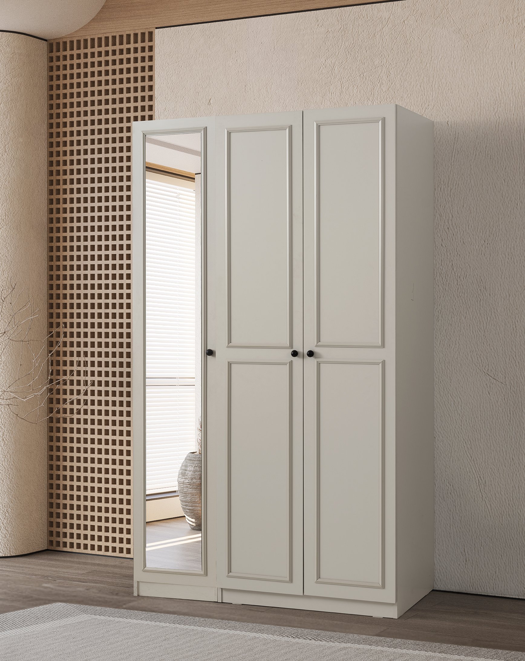 Lasca 3 Kapaklı Dolap