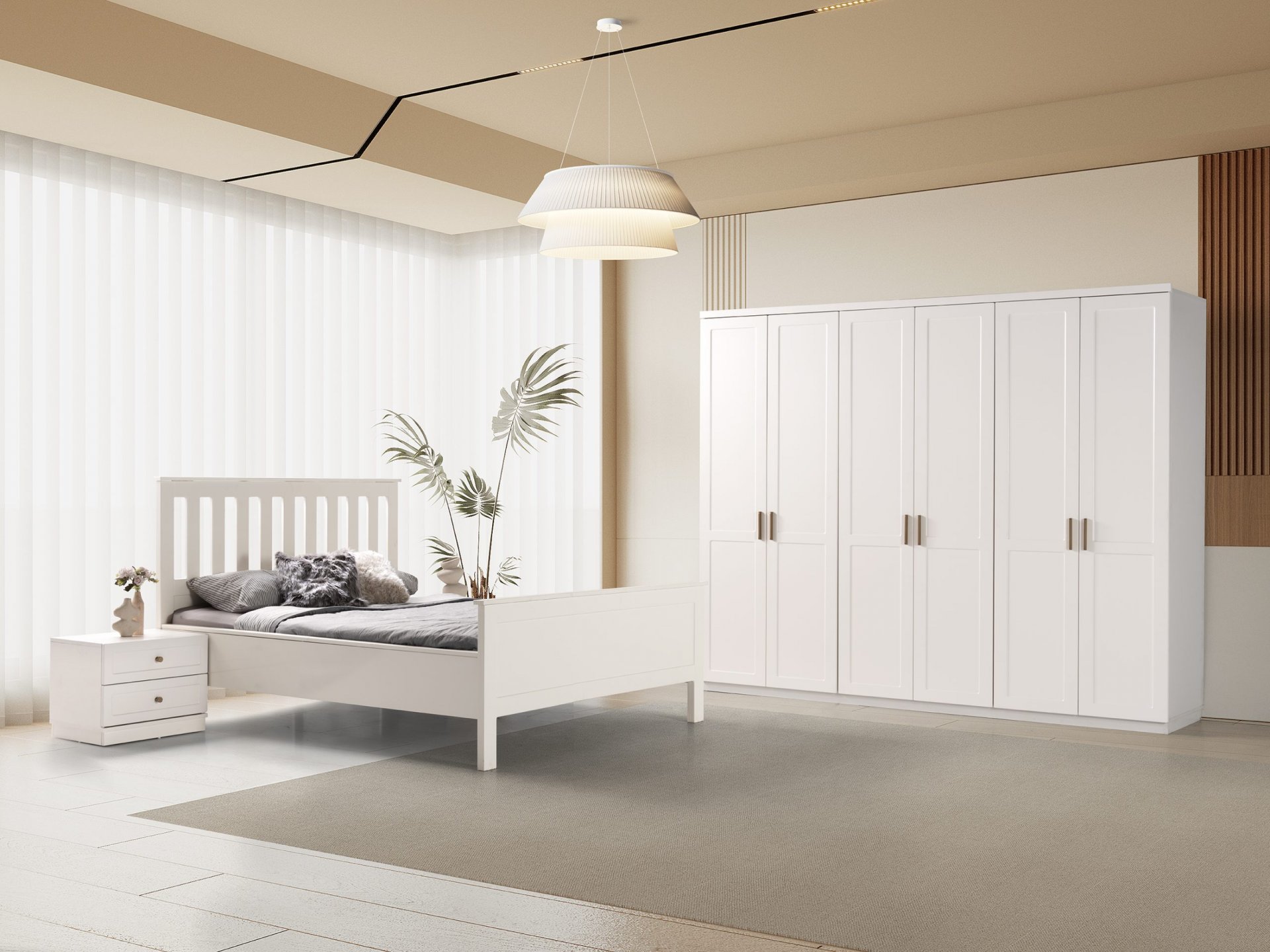 Liora Yatak Odası Karyola + Yatak Dahil