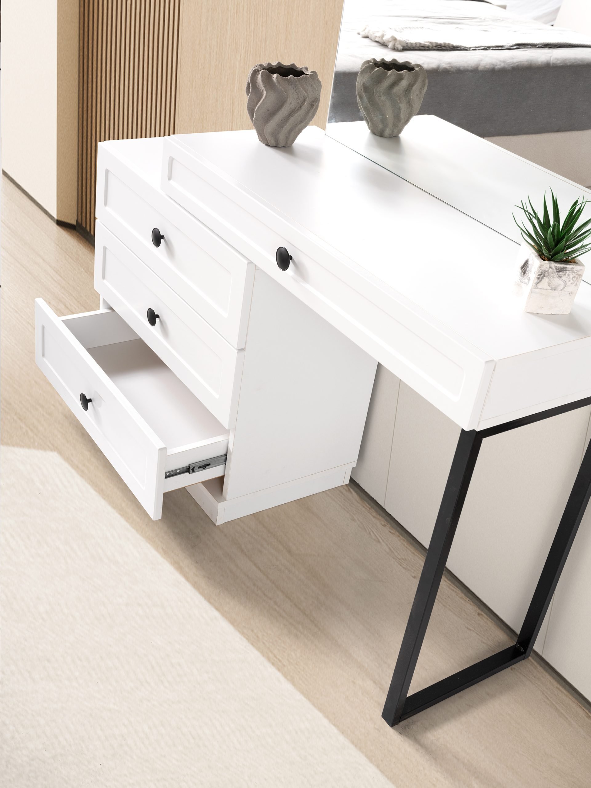 Natura Yatak Odası Karyola + Yataş Puffy Yatak Dahil