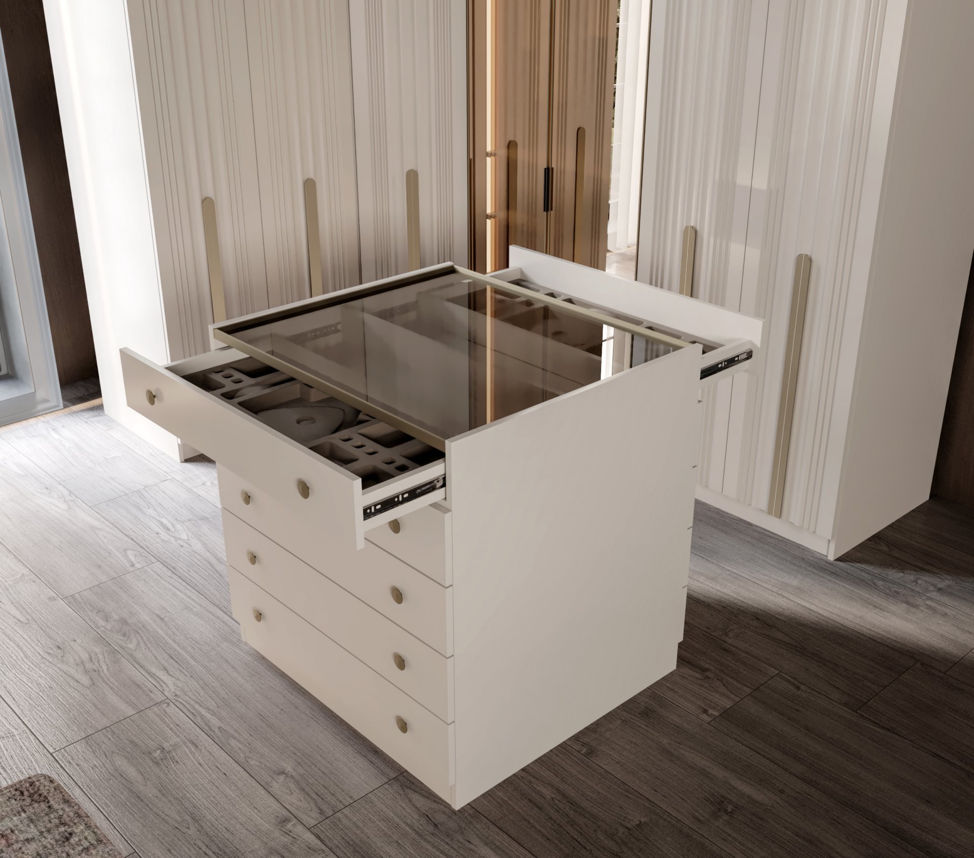 Mercan Yatak Odası Baza + Yataş Puffy Yatak Dahil