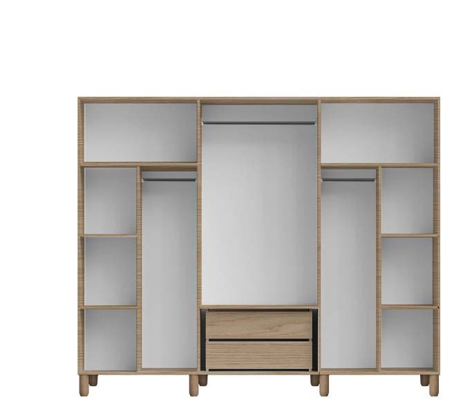 Meşe 6 Kapaklı Dolap